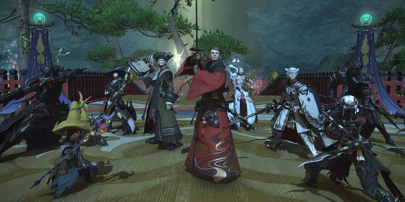 Final Fantasy XIV classes and party