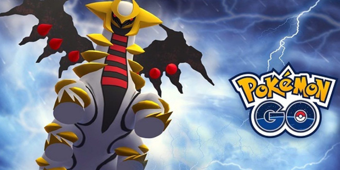 Giratina Lightning Pokemon Go title promo