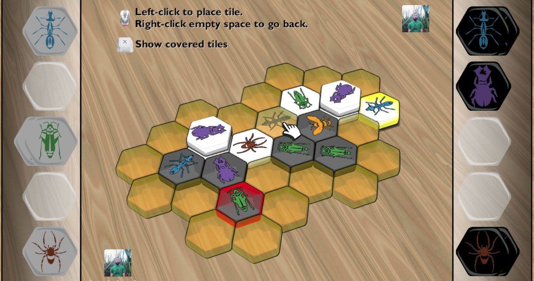 hive mid game tile setup