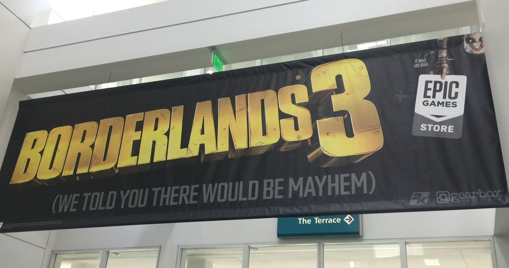 Borderlands 3 E3 Banner Wants You To Know The Epic Games Store Thing Was A Crazy Idea
