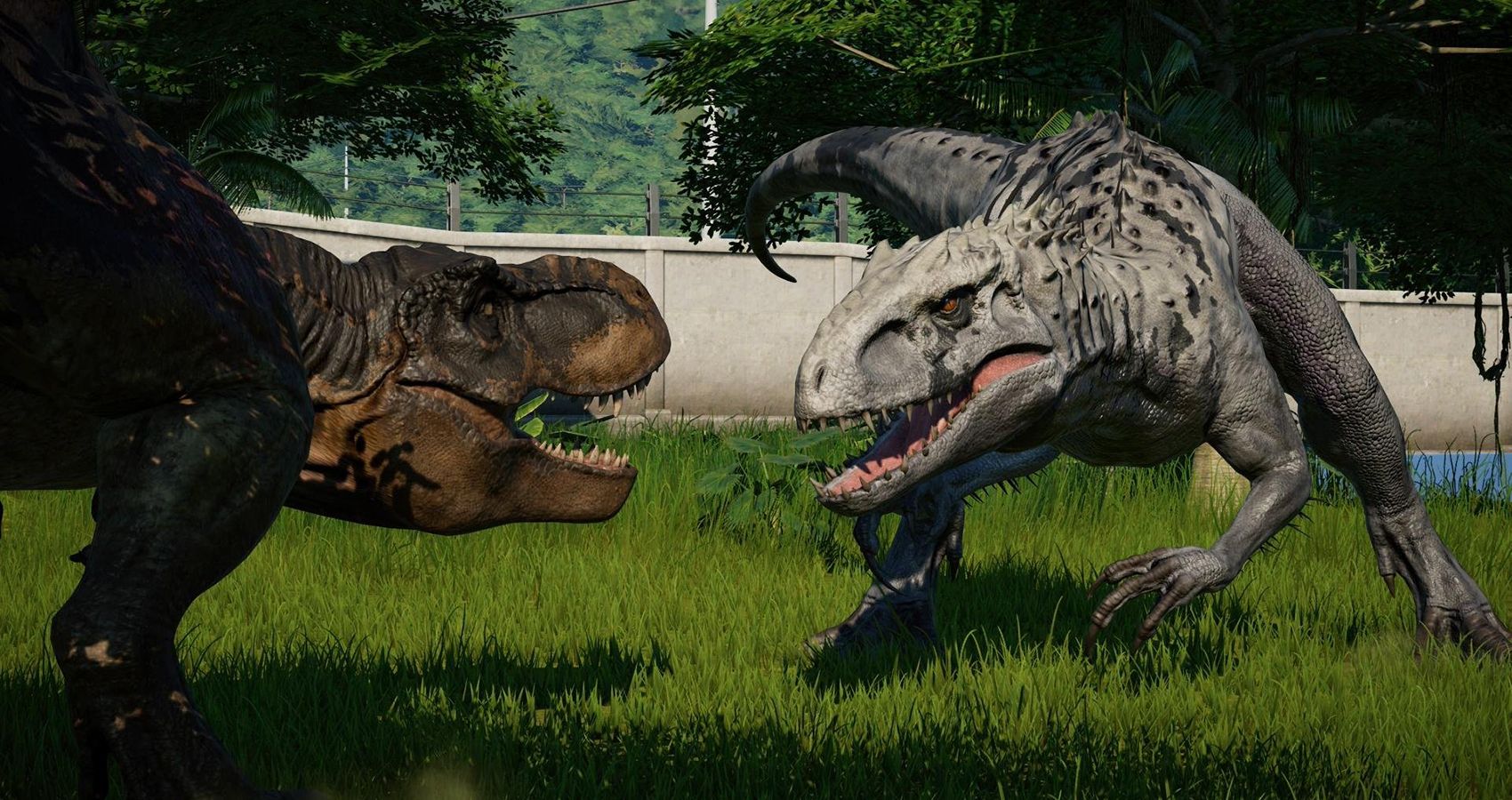 Jurassic World Evolution, Tyrannosaurus Rex VS. Dinosaurs