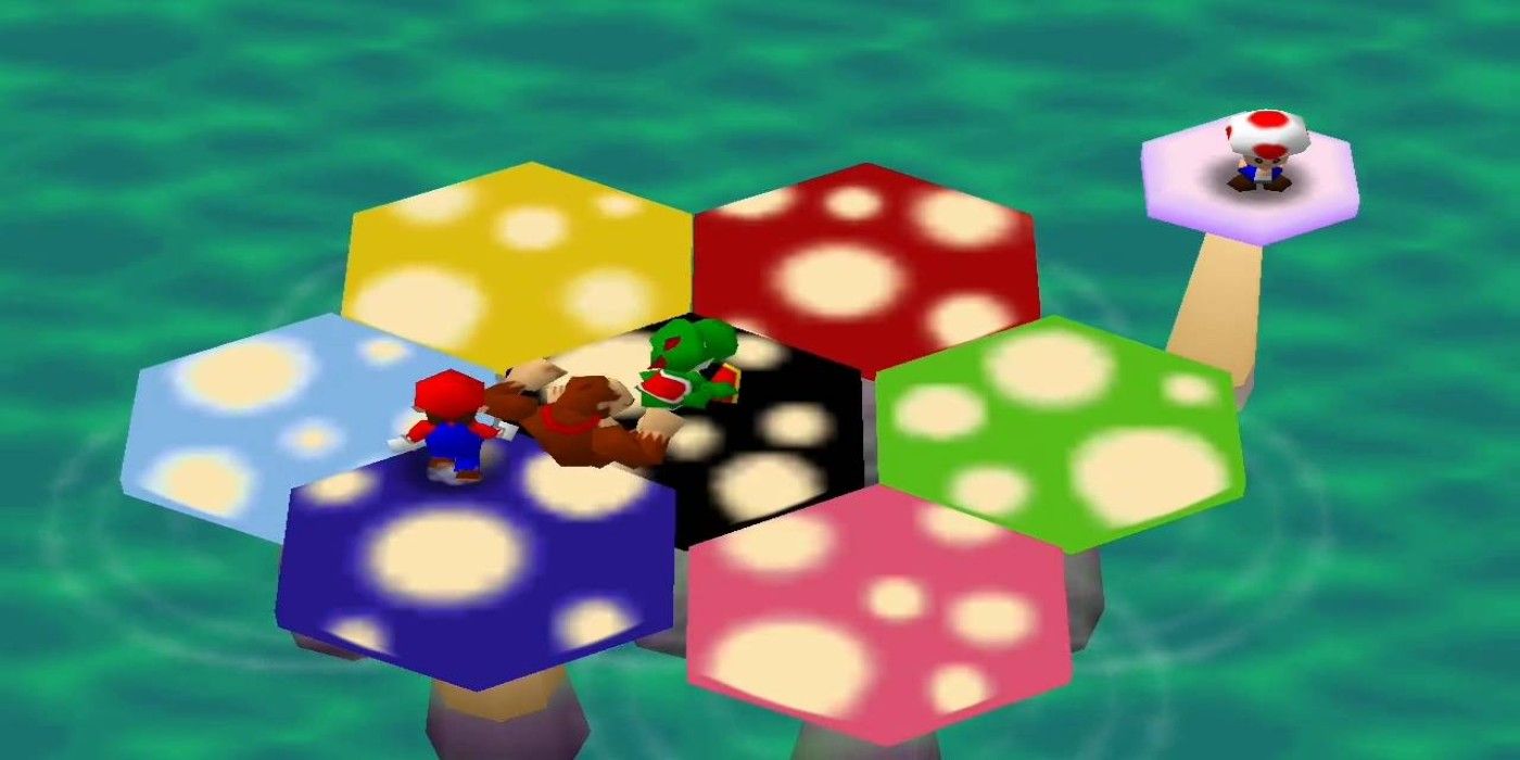 Play the classic game Mushroom Mix-Up from Mario Party 1