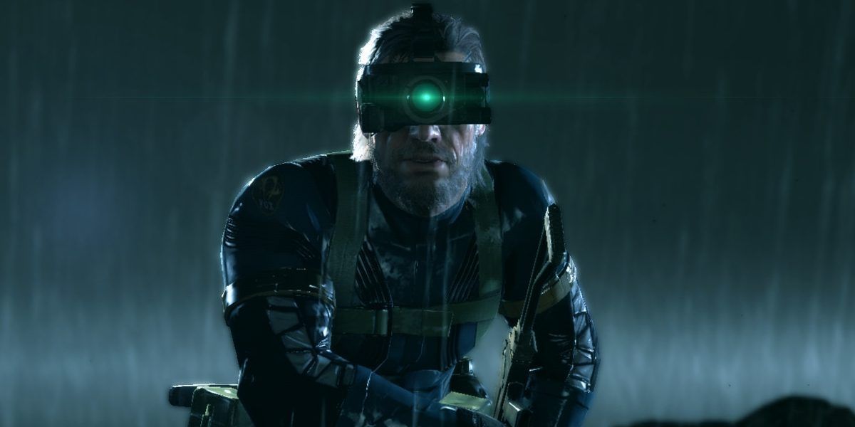 Screenshot Of Big Boss During Metal Gear Solid Ground Zeroes