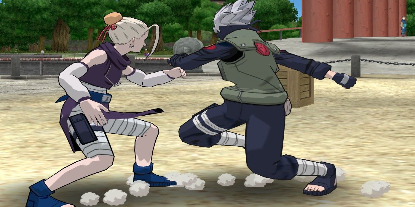 Ino vs Kakasi in Clash of Ninja 2