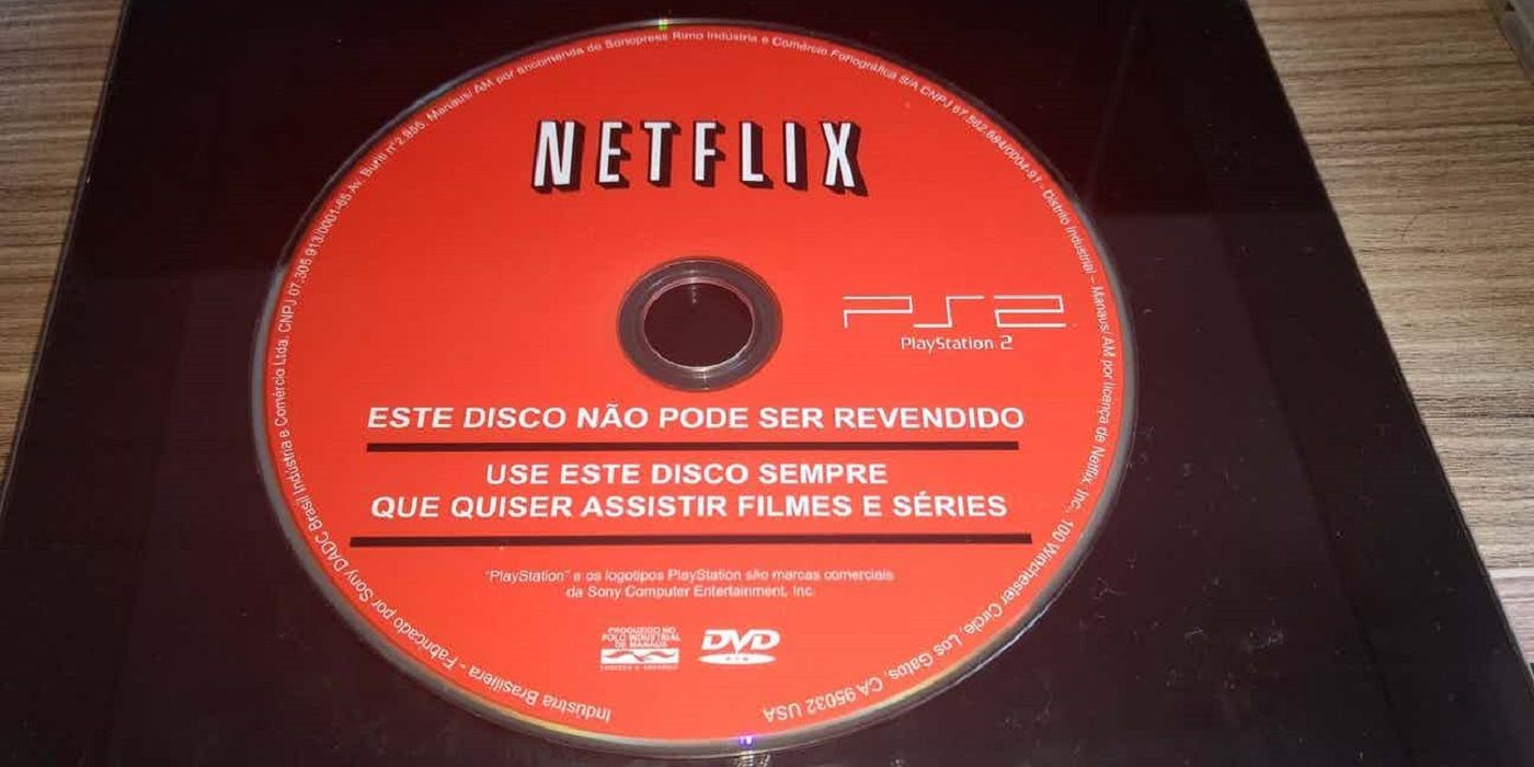 PS2 netflix disc