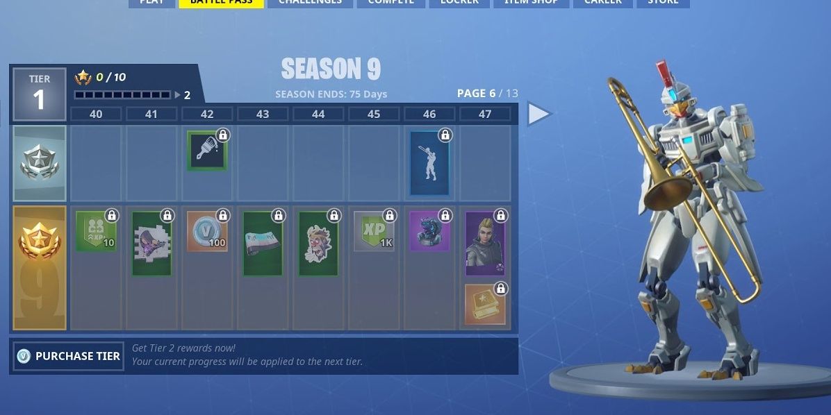 Fortnite 10 Awesome Items Offered in Season 9s Battle Pass