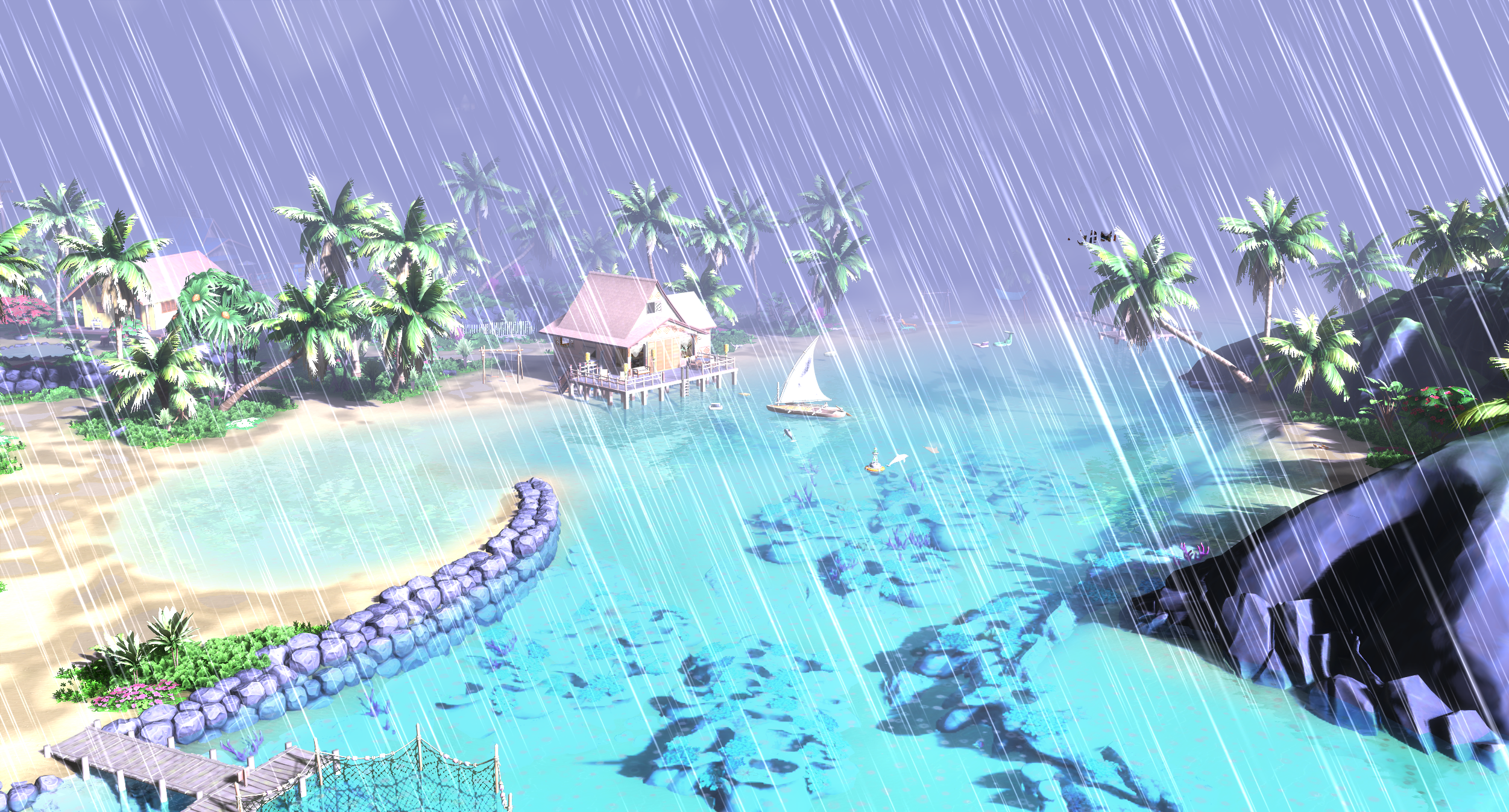 Sulani during a thunderstorm