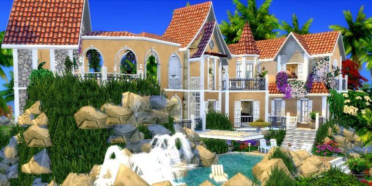 The Sims 4 15 Incredible Mansions That Use No Custom Content