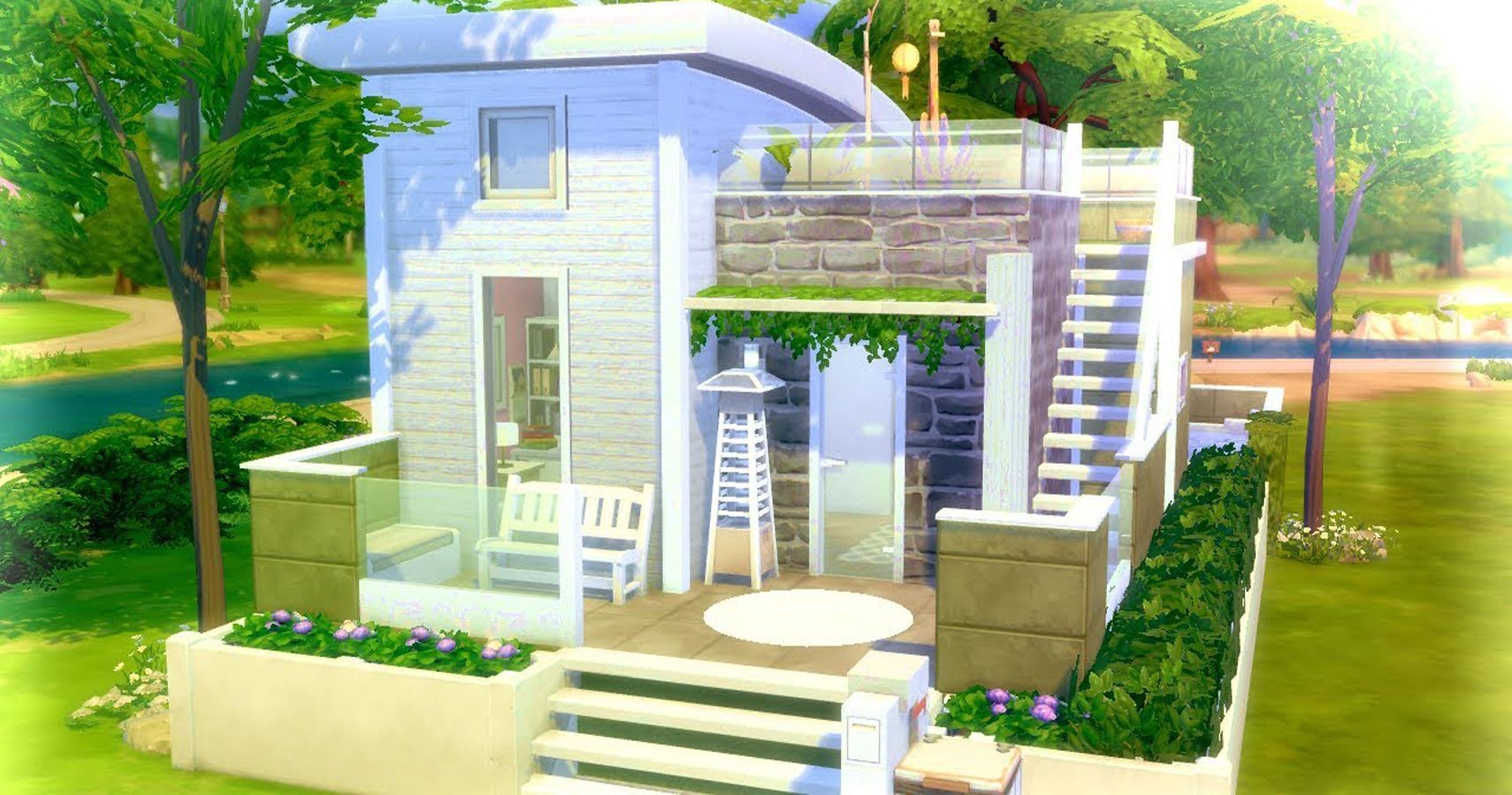 Sims 4: 15 Completely Functional Tiny Homes (That Use No Custom Content)
