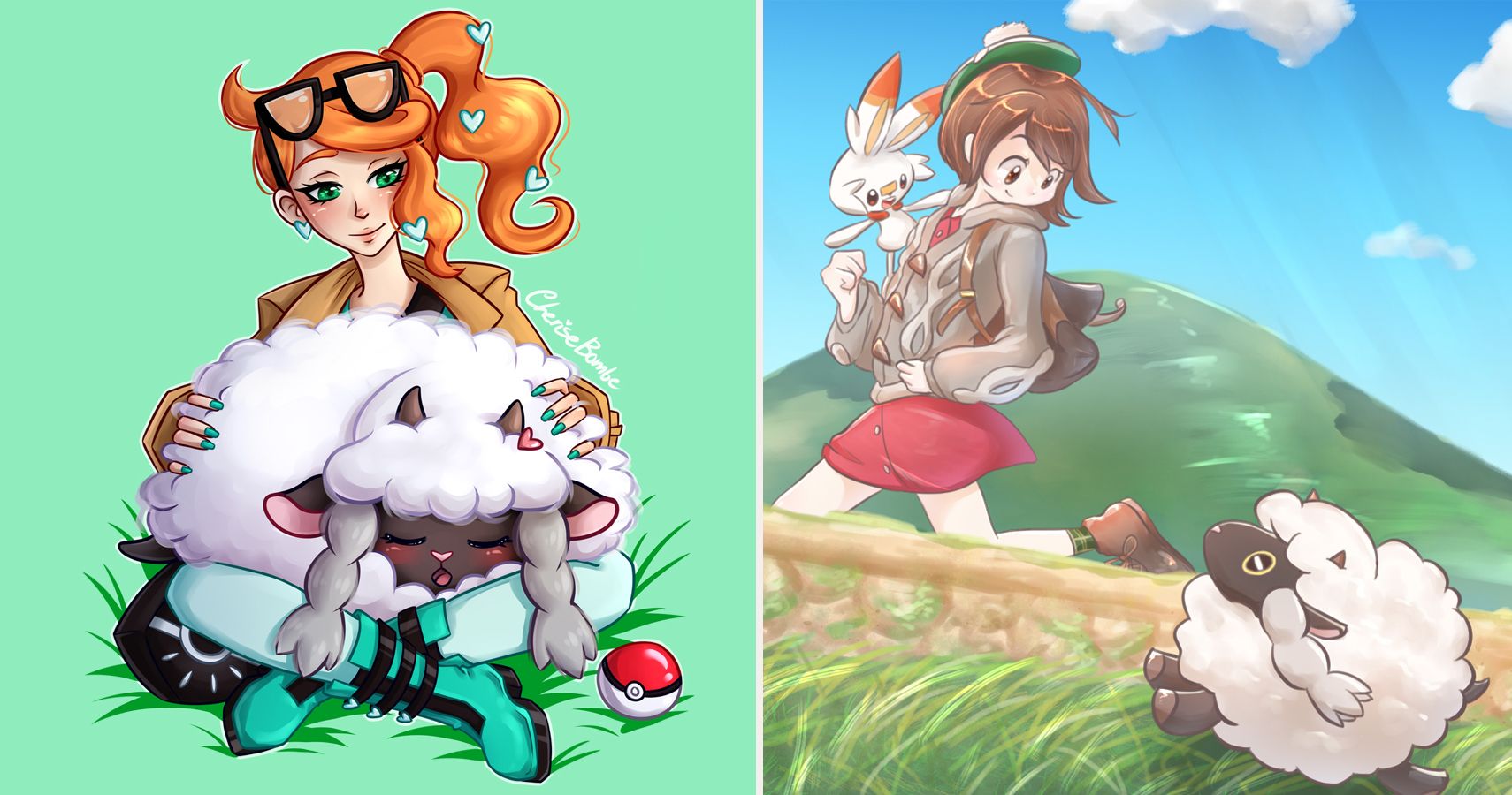 Fan-Art: What If Link And Zelda Were Pokemon Trainers In the Galar