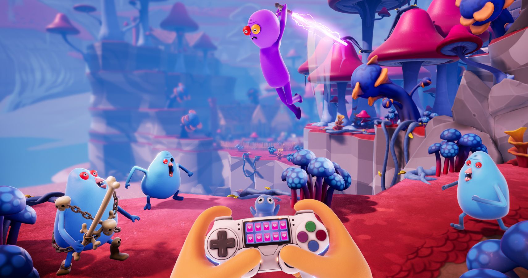 Trover Saves The Universe Review A Crumbelievable Time As A Little Purple Hunk