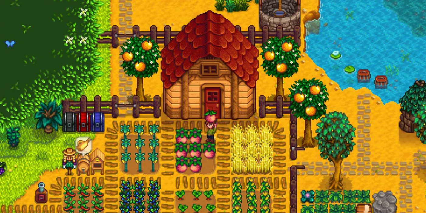 Stardew Valley-screenshot van de geweldige boerderij