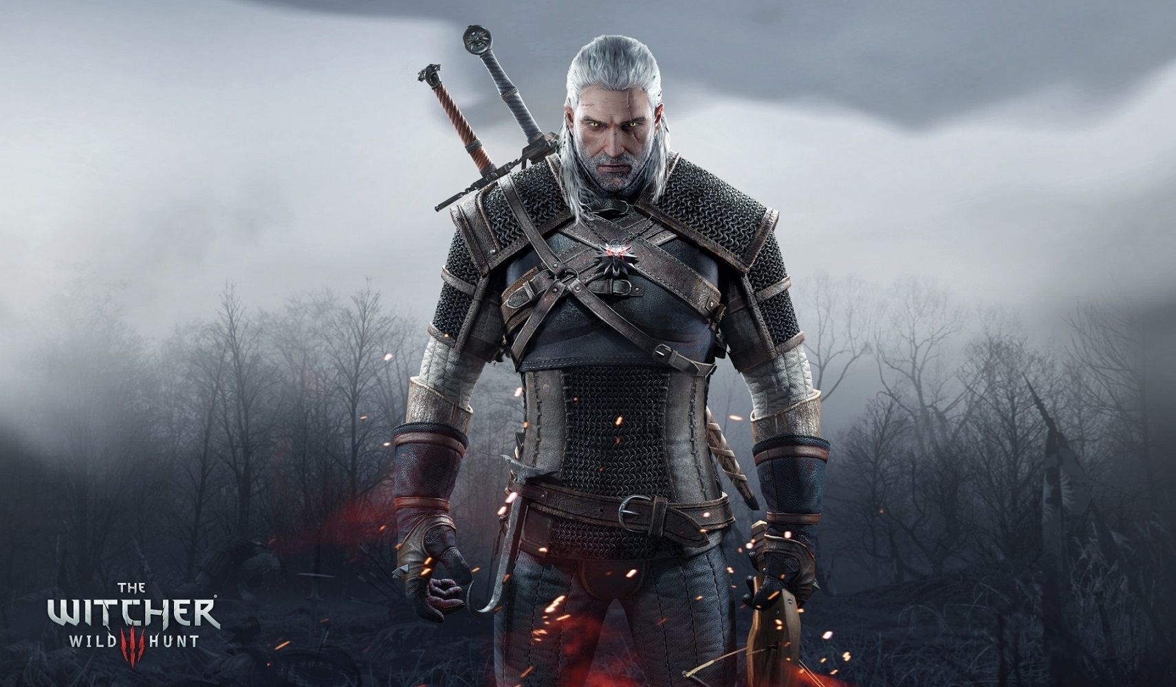 witcher 3 geralt looking forward