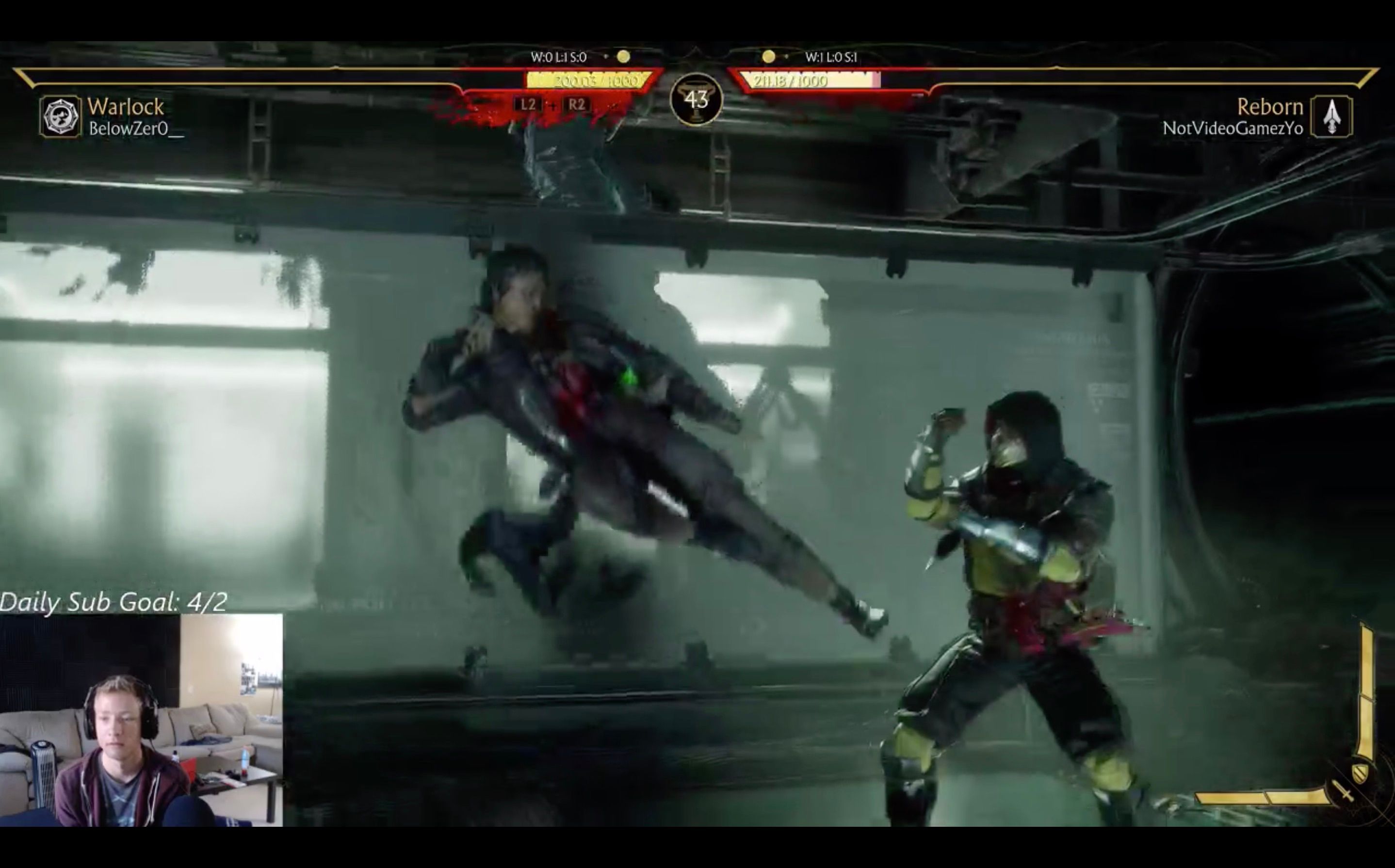 BelowZero as Young Shang Tsung in Mortal Kombat 11