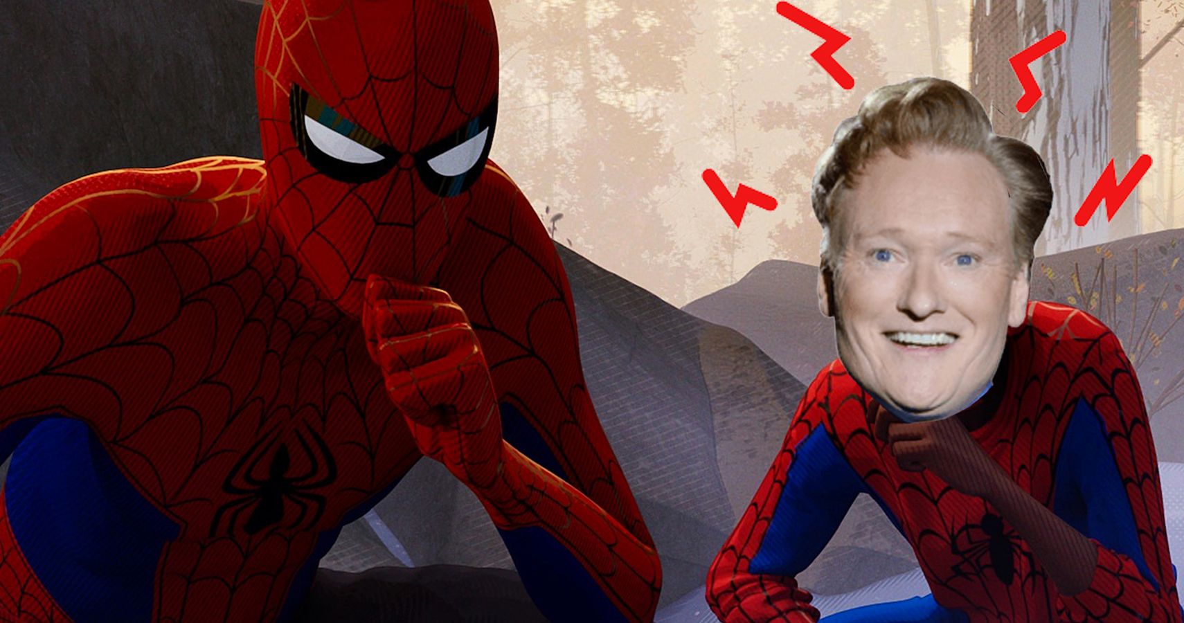 Conan O’Brien Dives Into The SpiderVerse For SDCC “With No Talent Comes No Responsibility”