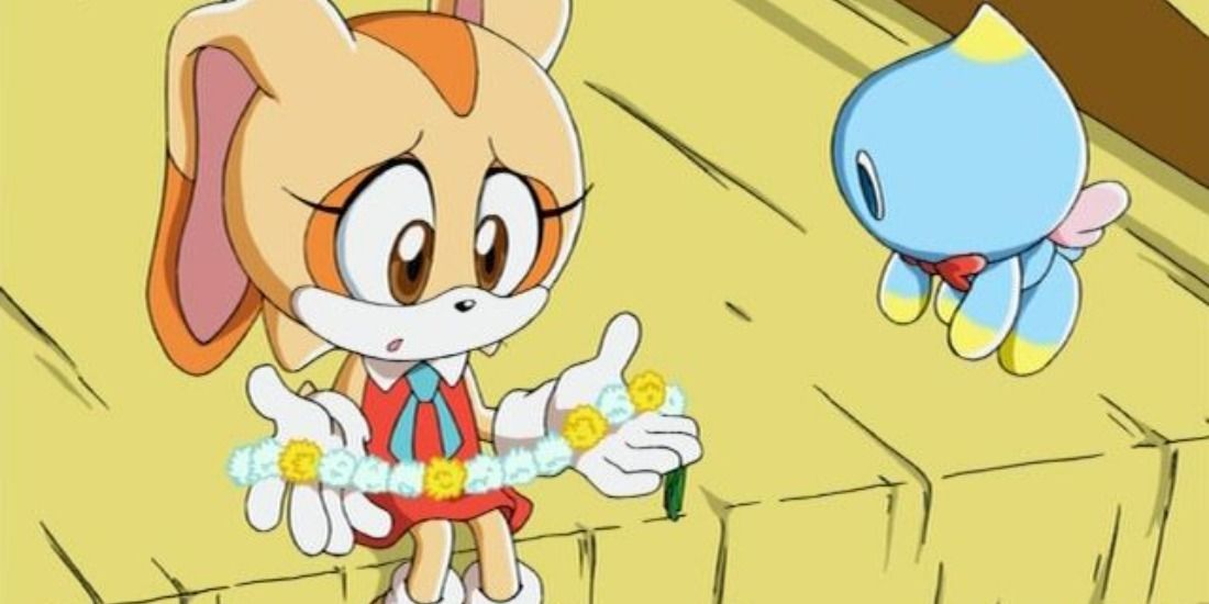 Cream the Rabbit and Cheese the Chao in Sonic X