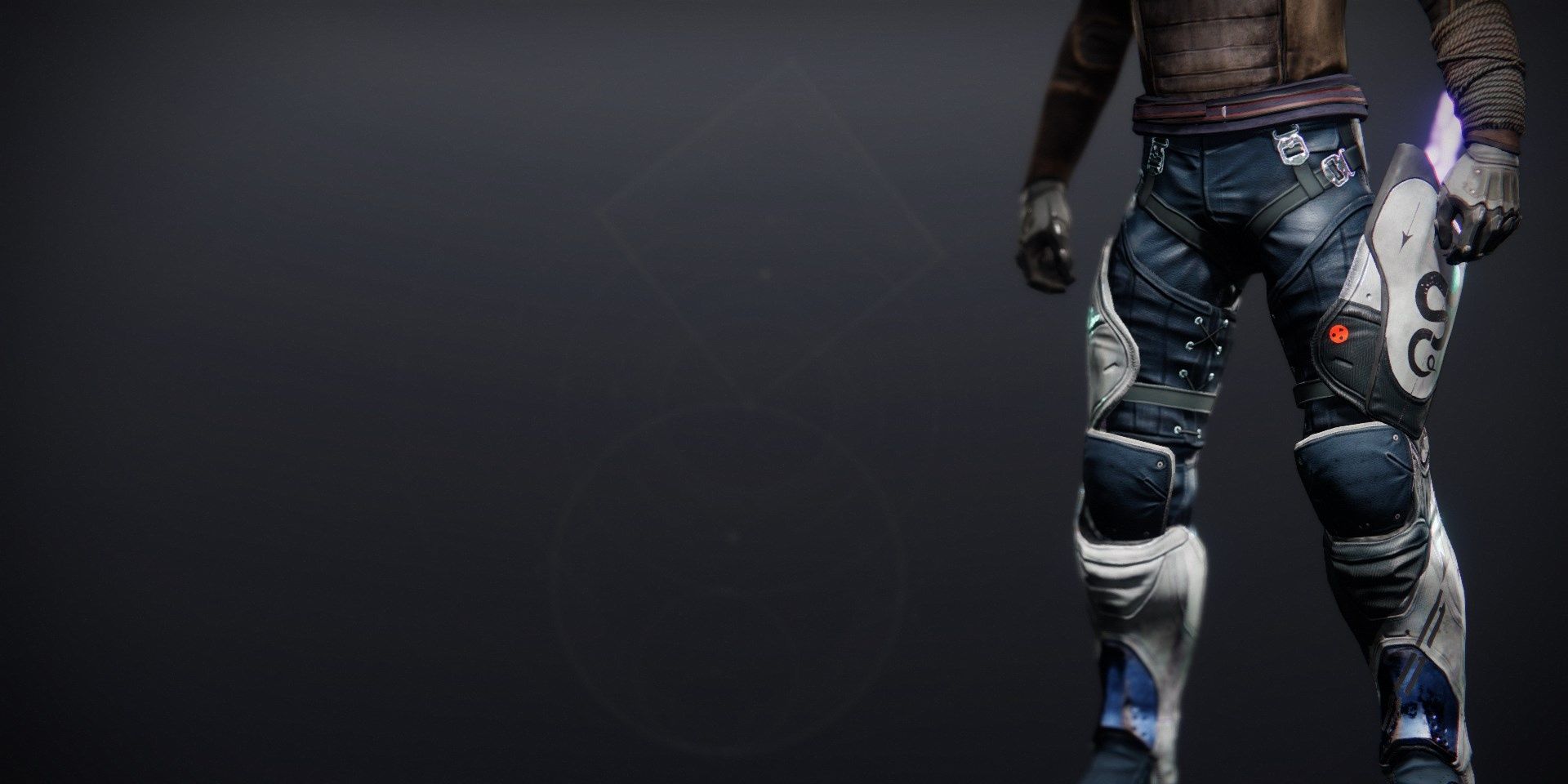 A Hunter dons the Orpheus Rig Exotic Boots in Destiny 2.