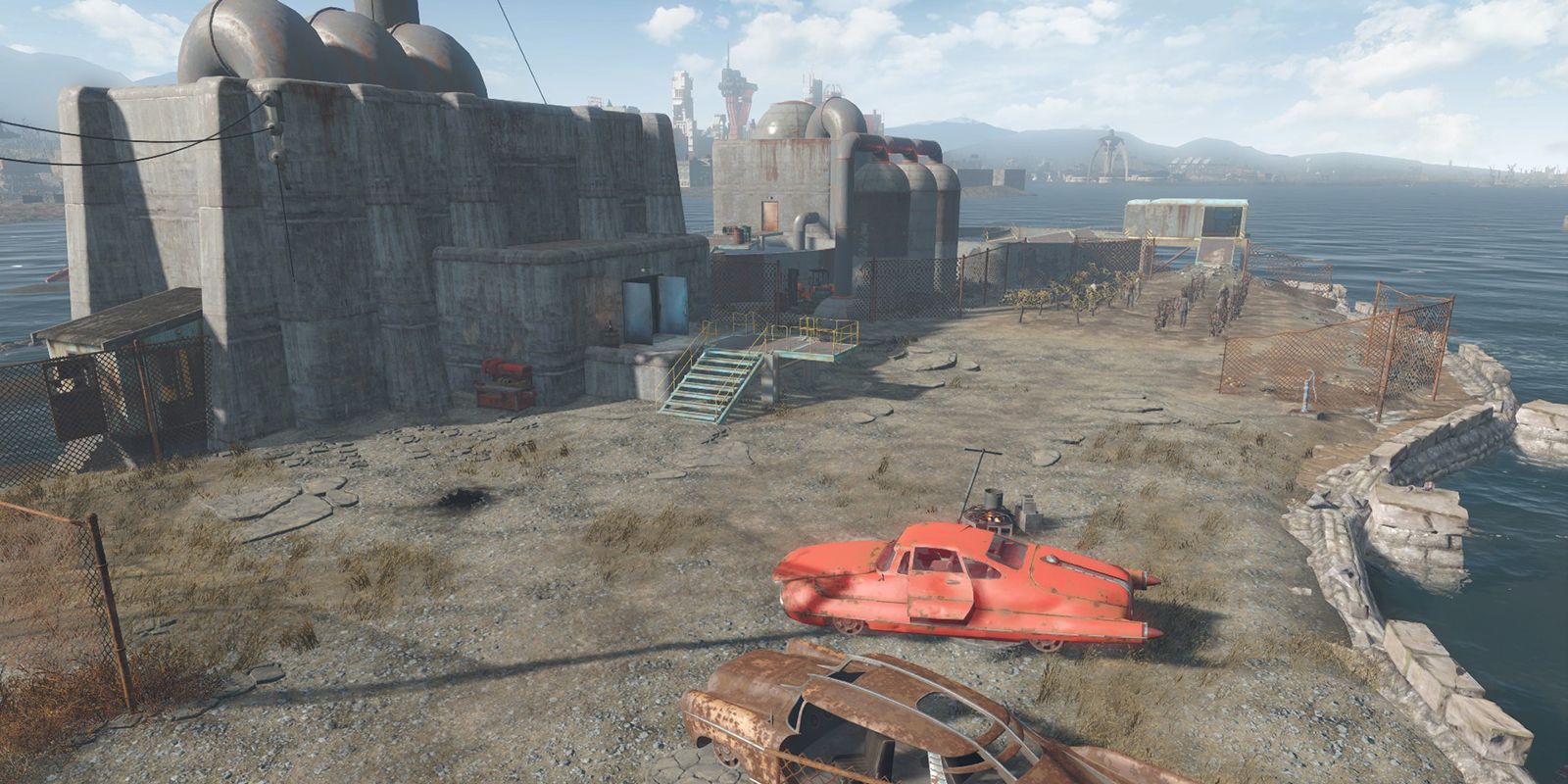 Fallout 4 коттедж на берегу на карте фото 44