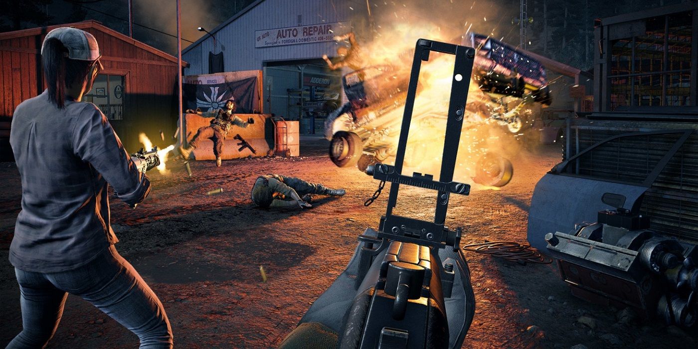 Far Cry 5 explosion