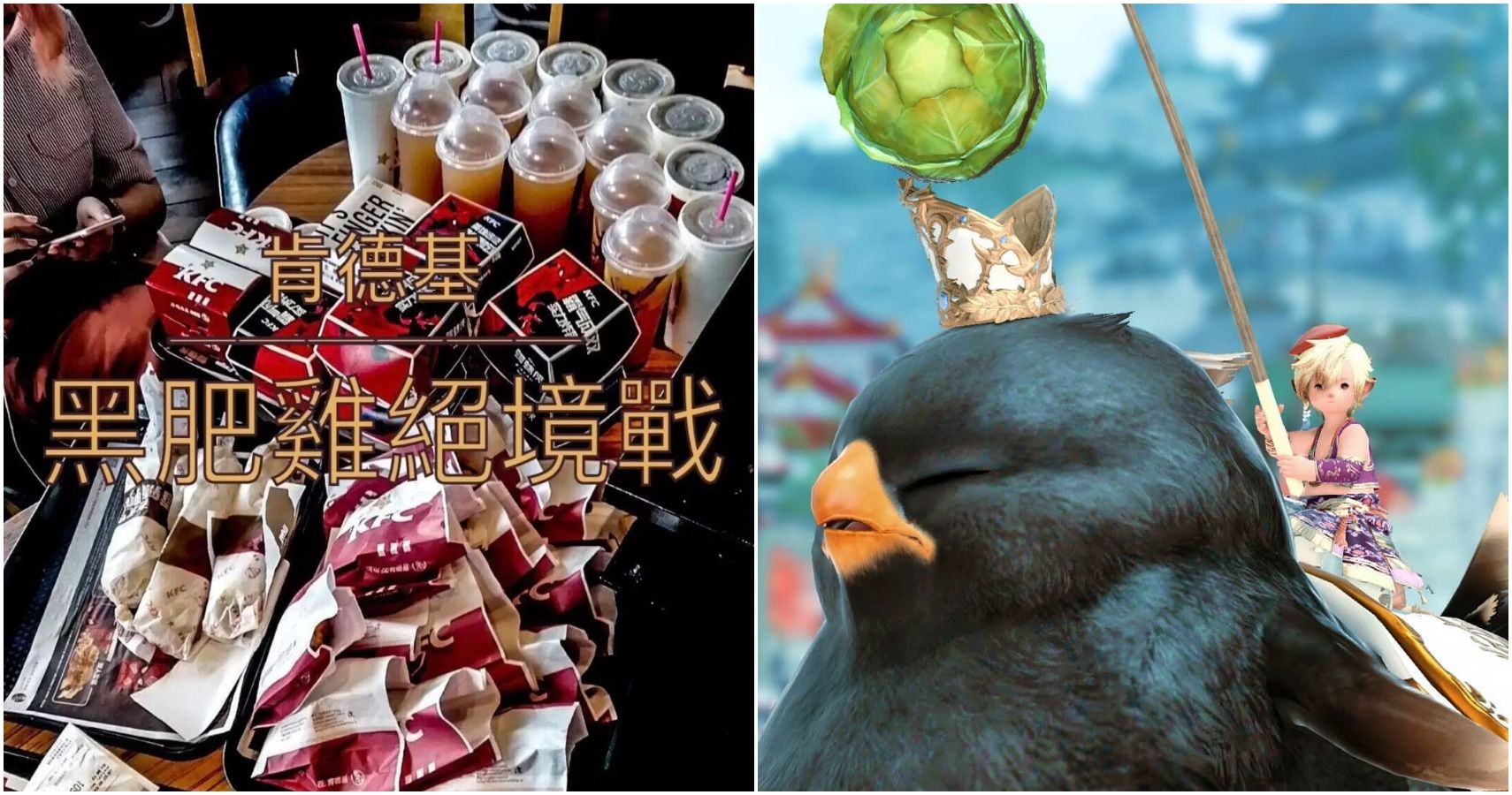 Chinese KFC Offers FF14 Chocobos To Players That Can Eat A Ludicrous Amount Of Chicken