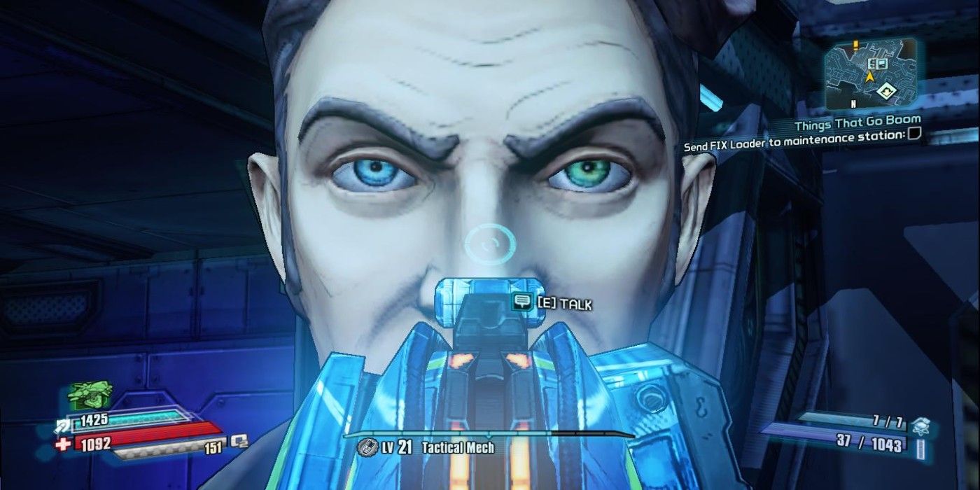 how did handsome jack face get messed up