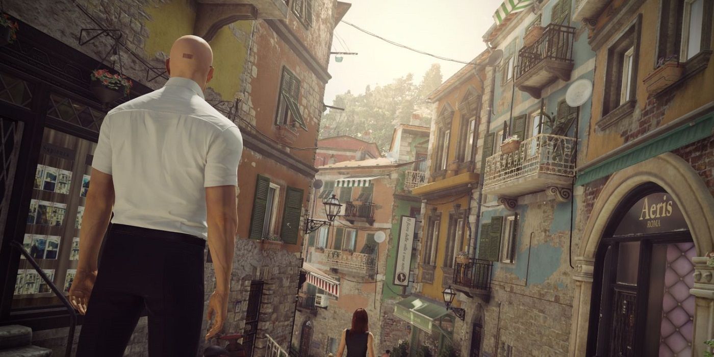 Hitman Agent 47 in a white shirt