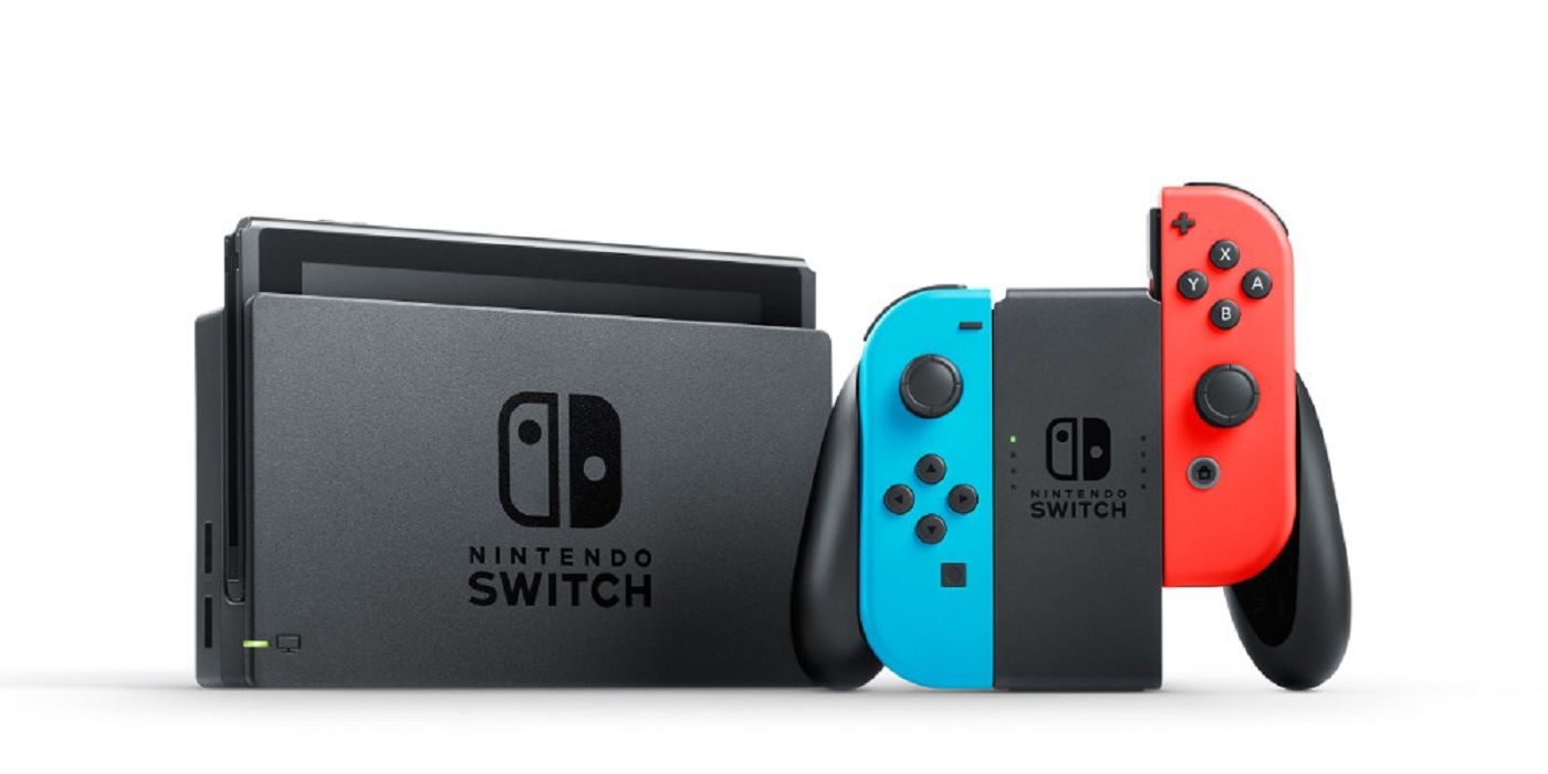 Nintendo Switch with joy-cons