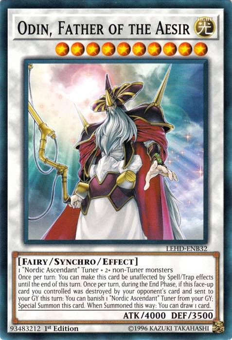 Yugioh Odin, Father of the Aesir