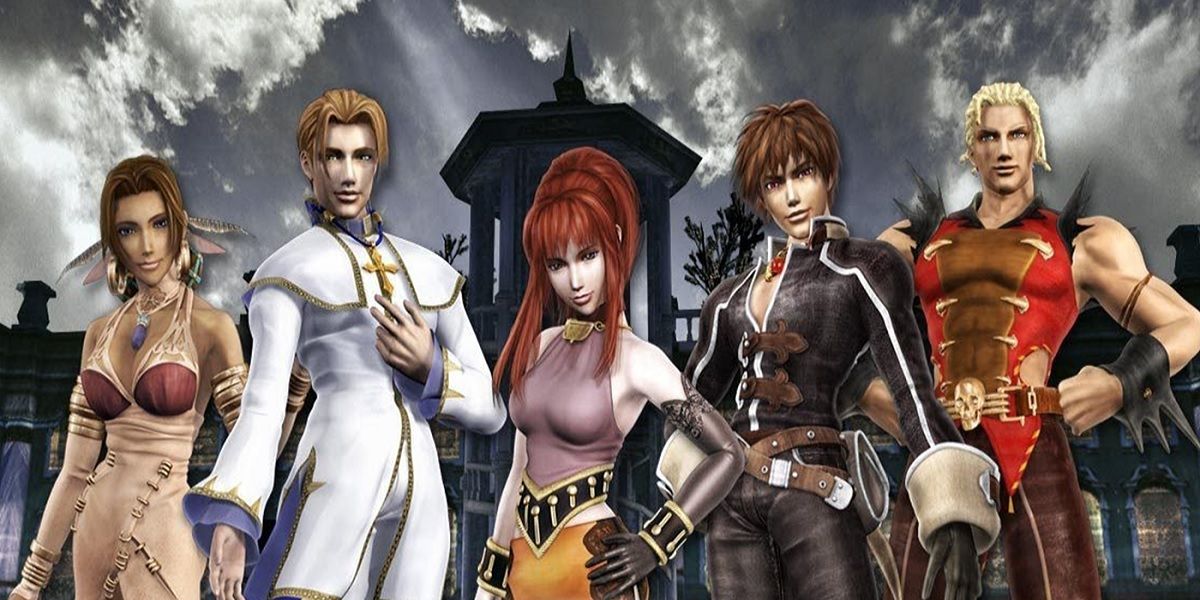Shadow Hearts Covenant cast looking at the viewer