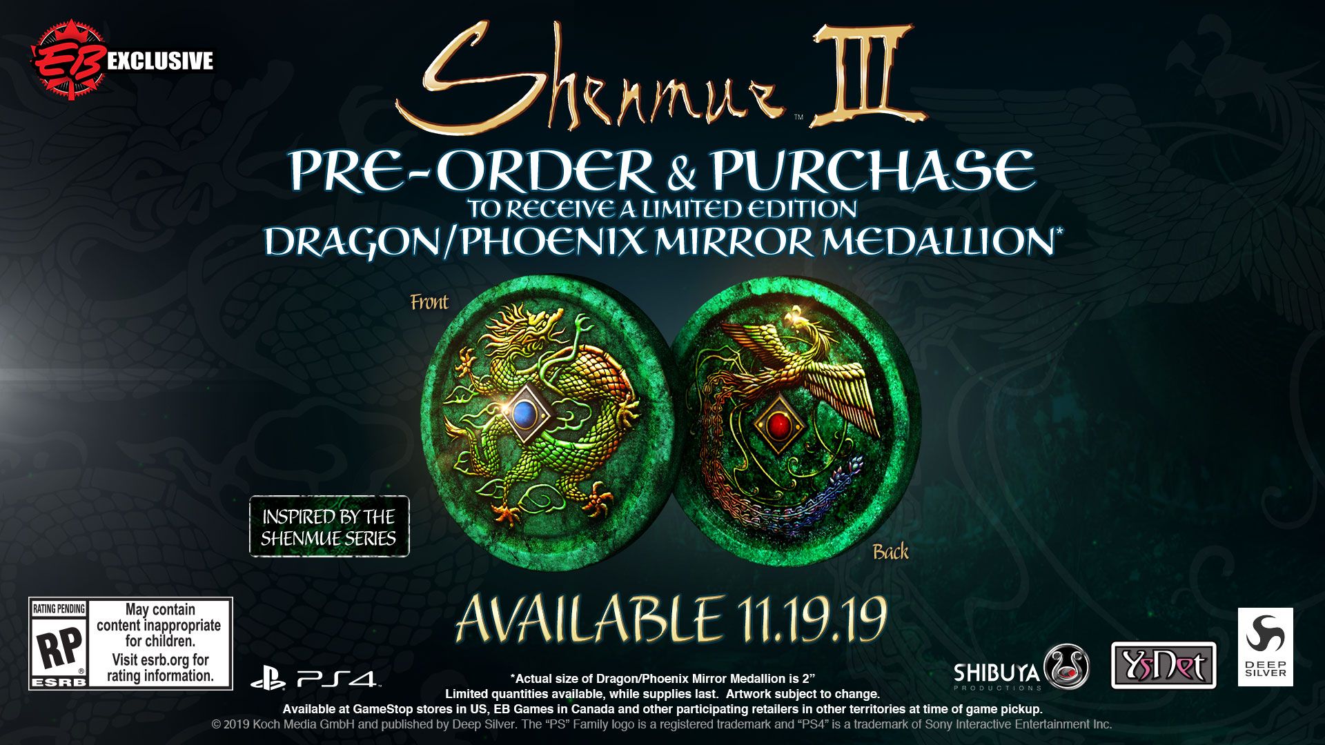 Bad to Worse Shenmue 3 Developers Withholding PreOrder Content From Kickstarter Backers