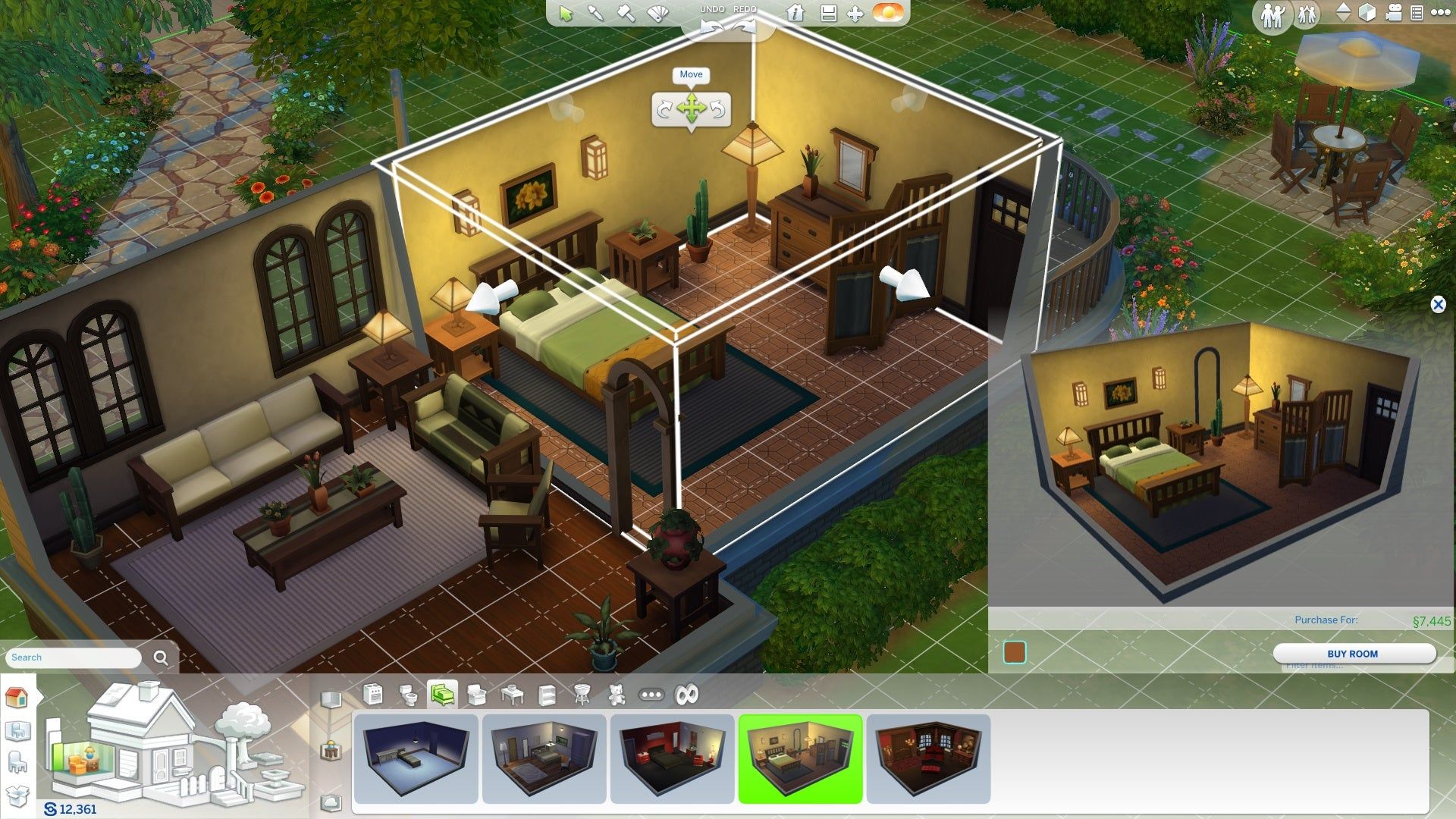 how to move things up in build mode sims 4