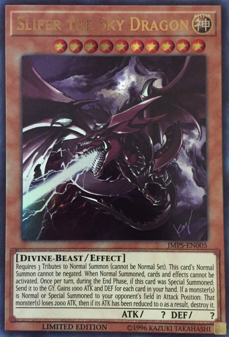 Yugioh Slifer the Sky Dragon