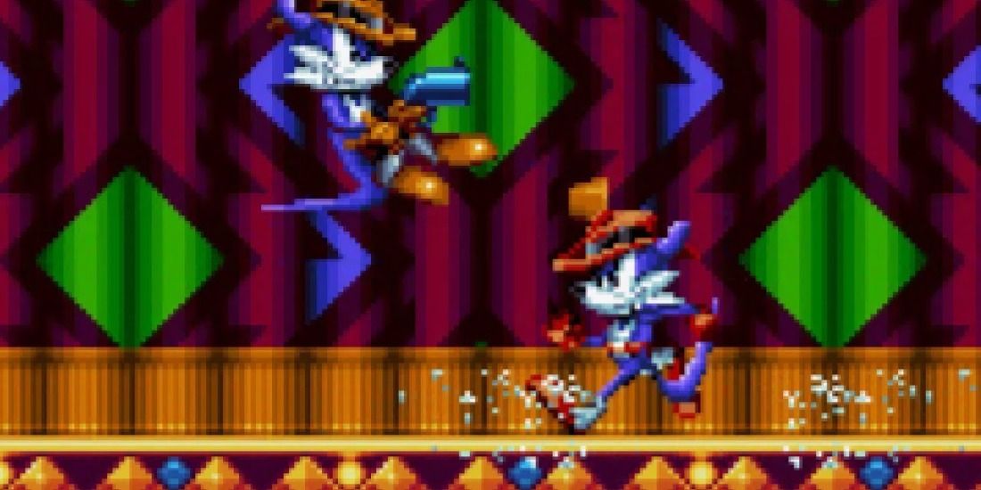 Fang the Sniper appearing as a miniboss in Sonic Mania