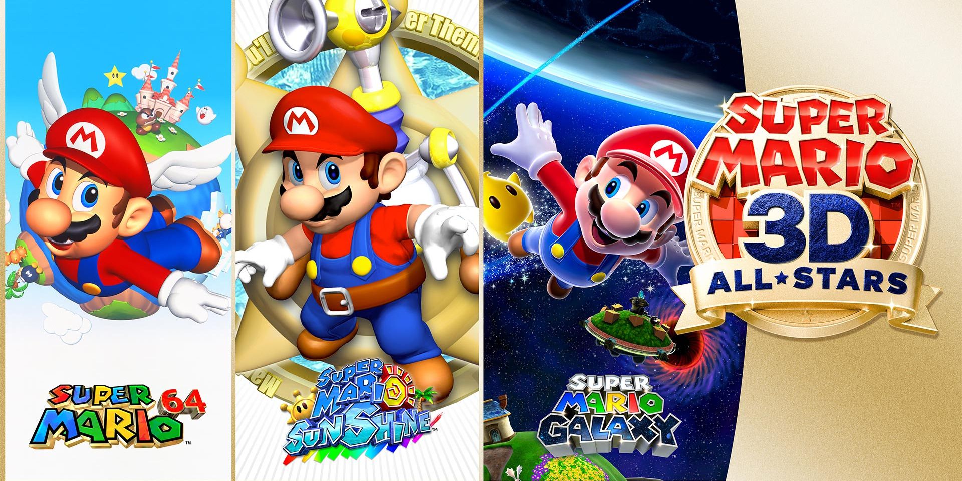 Super Mario 3D All-Stars Reveal Box Art Nintendo Switch