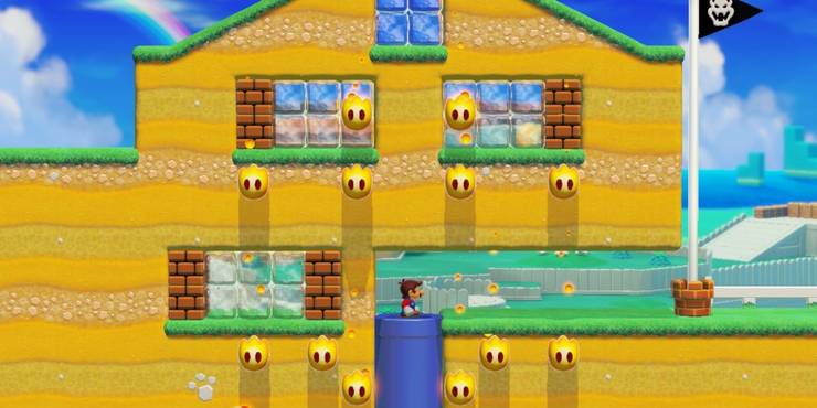 Super Mario Maker 2 Player Builds Steamed Ham Simpsons Stage