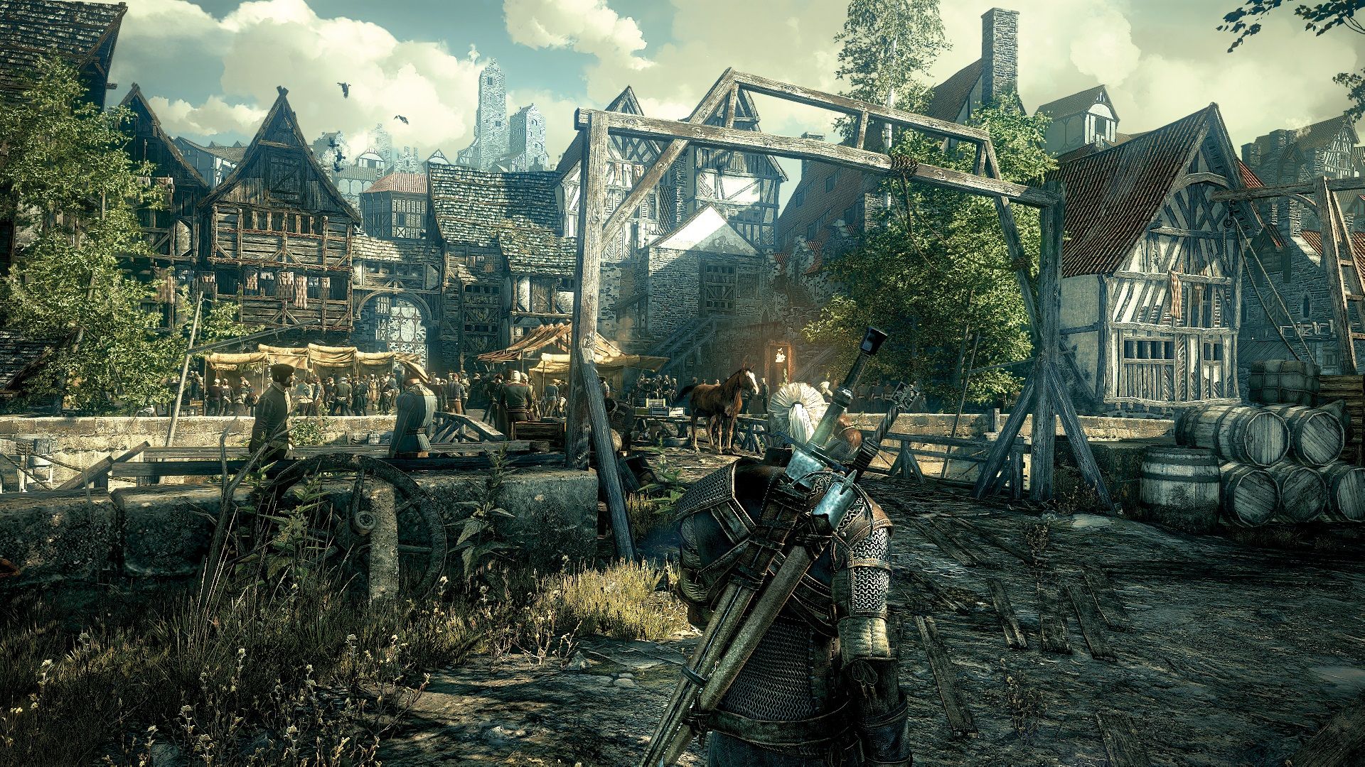 Thw Witcher 3 Wild Hunt Screengrab Town via rpgsite.net