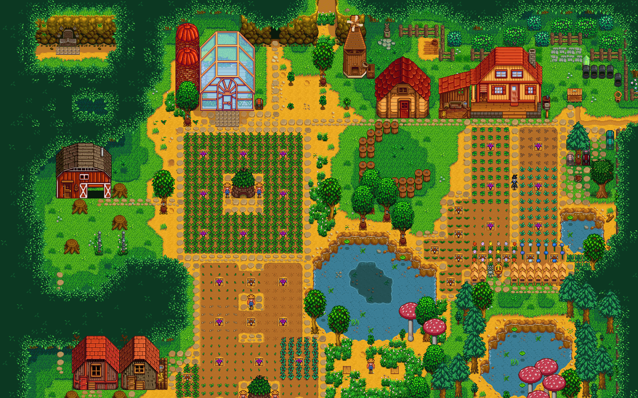 Грибной пень stardew valley. Stardew Valley Forest Farm. Stardew Valley Forest Farm Layout. Stardew Valley ферма. Стардью Вэлли Лесная ферма.