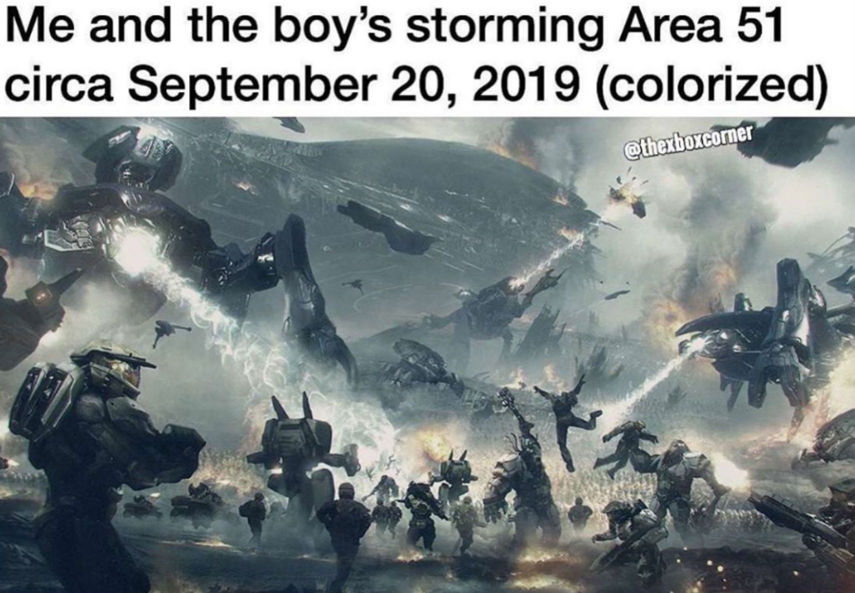 The Area 51 Raid Is Just Becoming A Lot Of Halo Memes