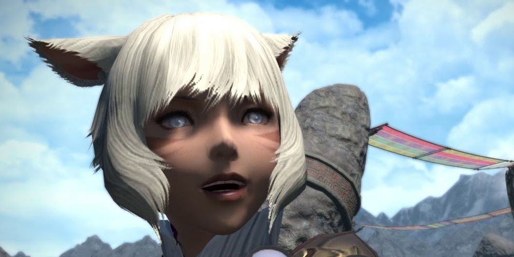 Y'shtola looking shocked in Final Fantasy 14