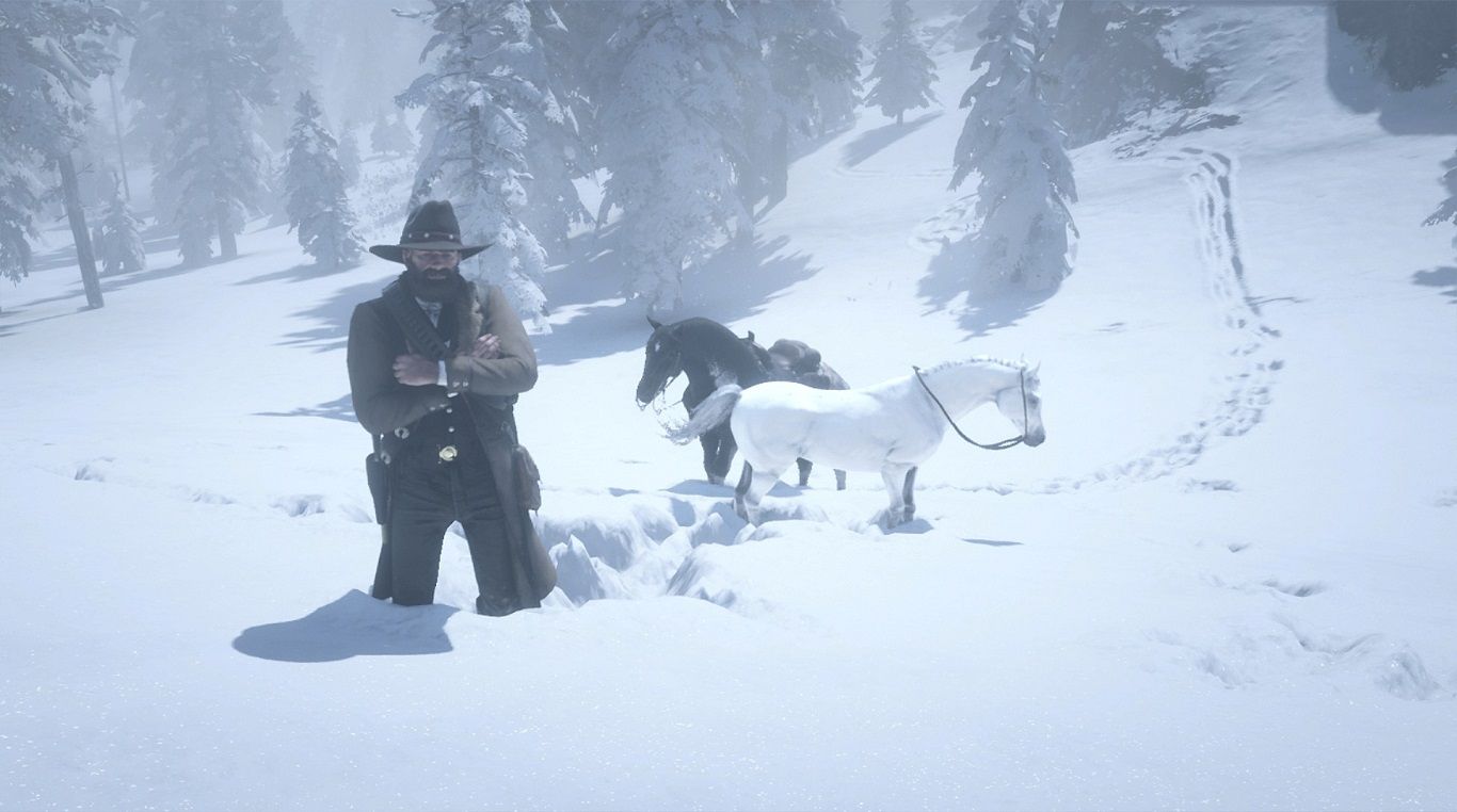 Red Dead Redemption 2 White Arabian Horse