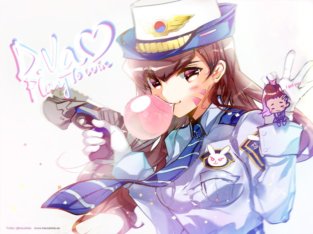 Overwatch: 10 Arresting Pieces Of Officer D.Va Fan Art