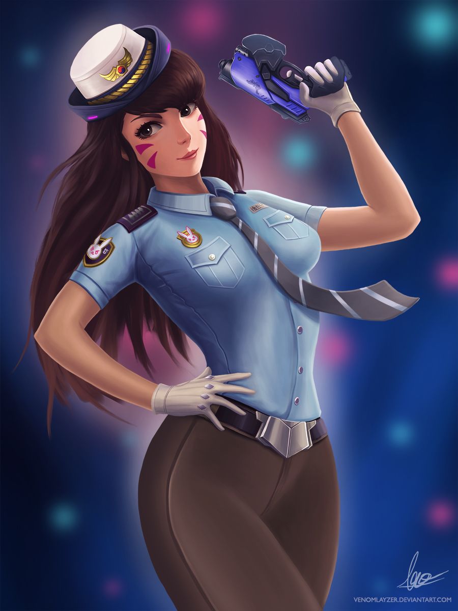 Overwatch: 10 Arresting Pieces Of Officer D.Va Fan Art