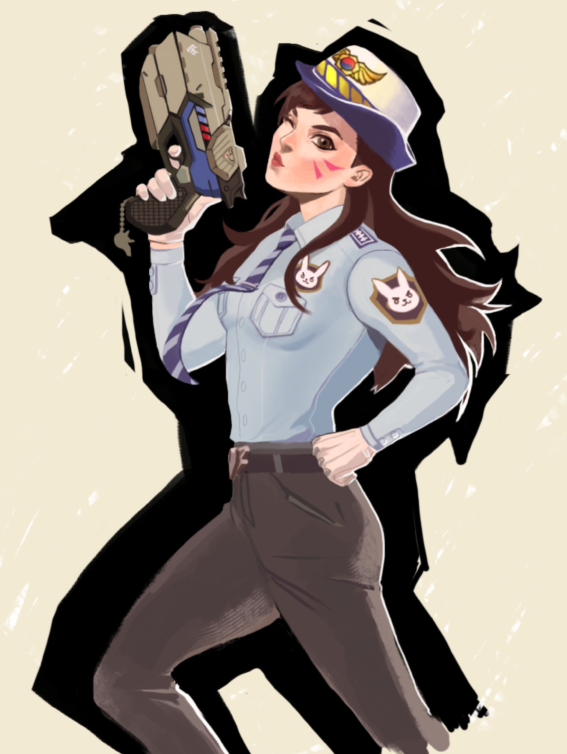 Overwatch: 10 Arresting Pieces Of Officer D.Va Fan Art