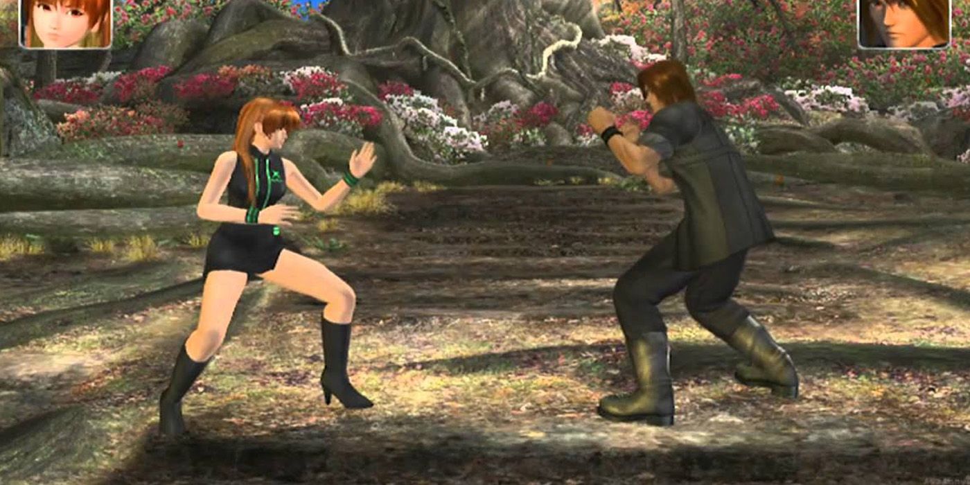 two characters in dead or alive 2 fighting