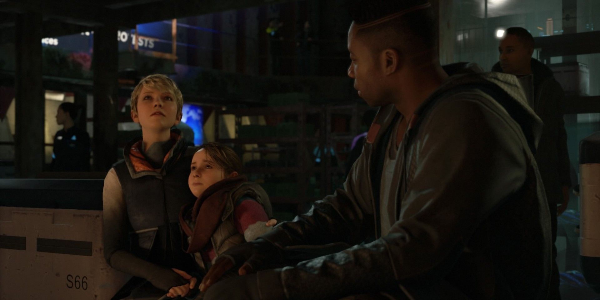 Detroit Become Human Kara, Alice and Luther at Jericho