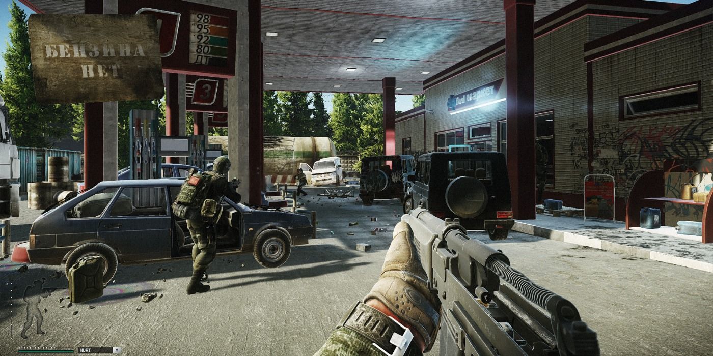 image of player perspective in Escape From Tarkov