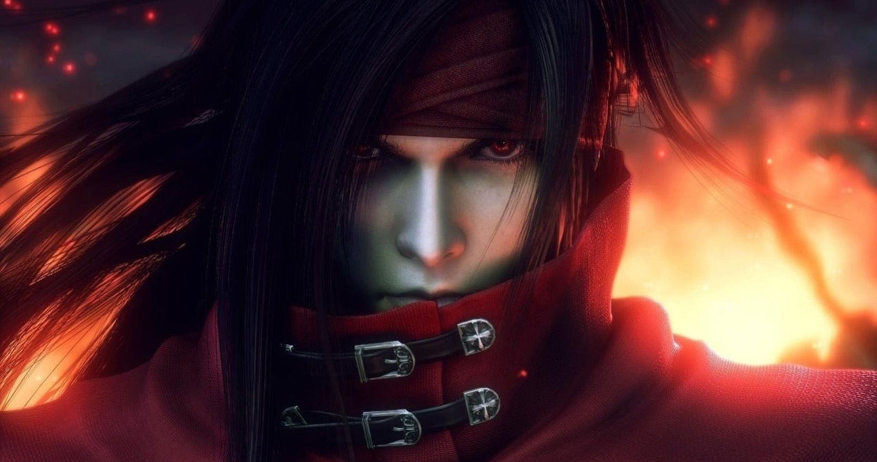 Close up of Vincent in Final Fantasy 7