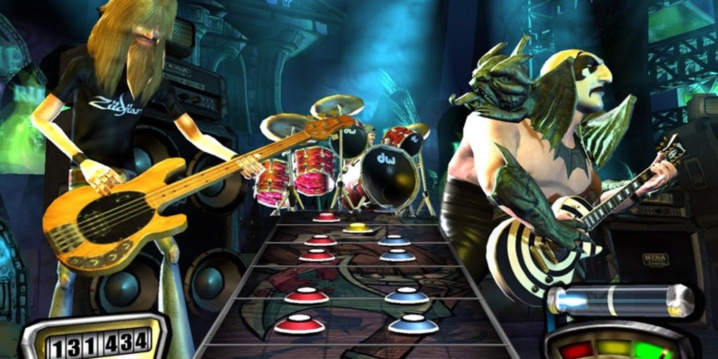 Guitar Hero II multiplayer gameplay