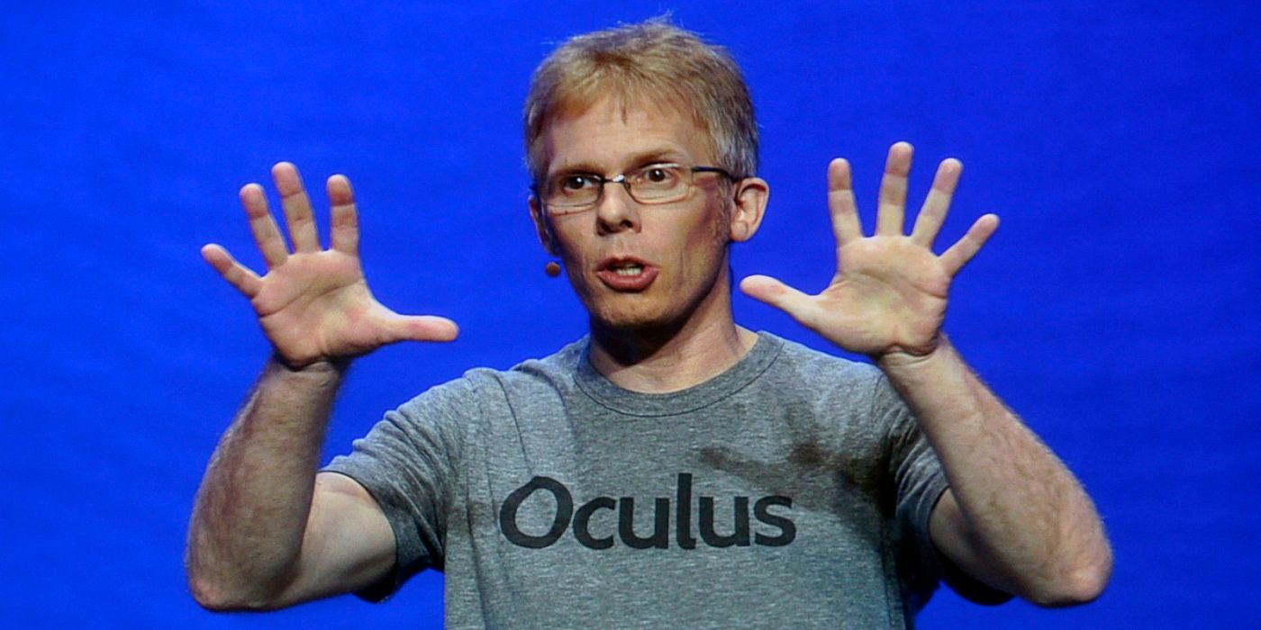 John Carmack With Oculus Shirt