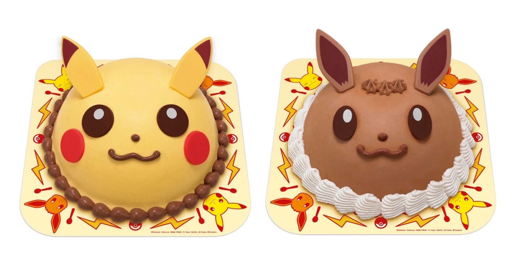 The Next Pokémon Movie Is Being Promoted In Japan With Ice Cream Cakes In The Shape Of Eevee & Pikachus Heads